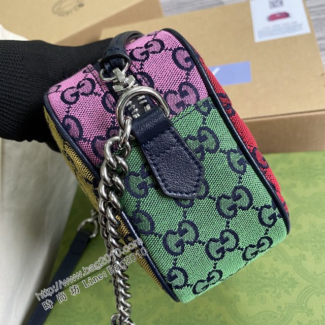 Gucci新款女包 古馳GG Marmont系列單肩斜挎包 Gucci相機包 447632  ydg3256